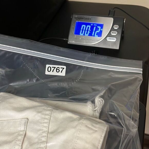 WE THE FREE Jean Mini Skirt Size 29 White Distressed Raw Cut Hem Button Fly - Picture 15 of 15